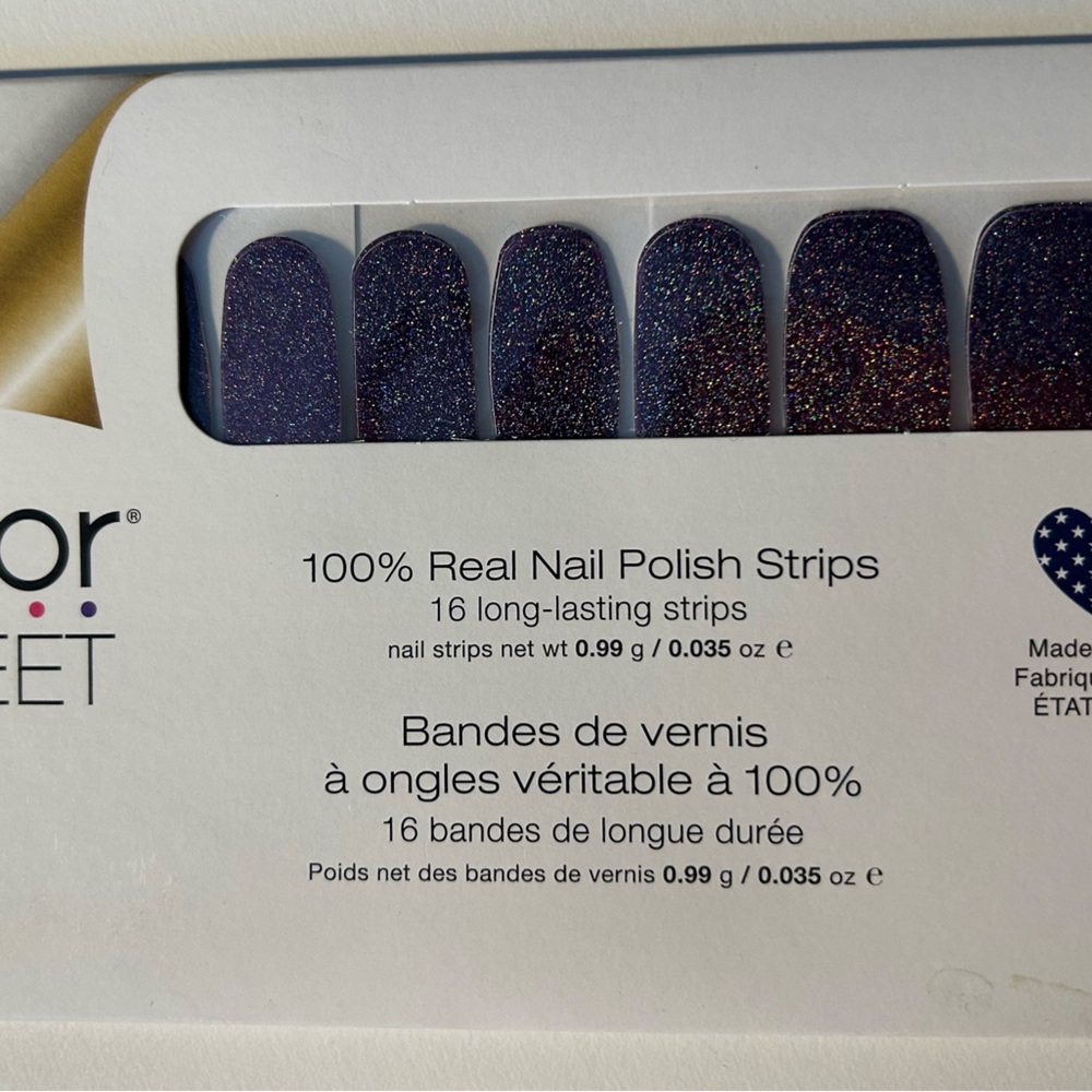 Night Terror Color Street Sparkle Fine Glitter Nail Set